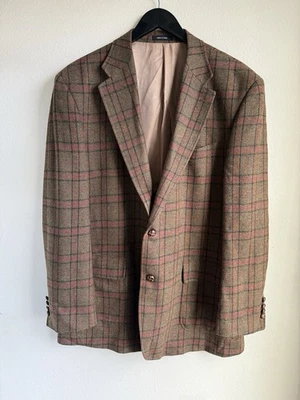 Blazer Ralph Lauren Vintage Para Hombre 46R Marrón Ventana Abrigo Deportivo Foto 1 de 4