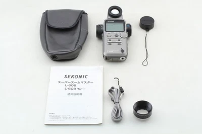 [ MINT w/ Case , Step up Ring ] Sekonic L-608 Super Zoom Master Meter From JAPAN - Image 1 of 4