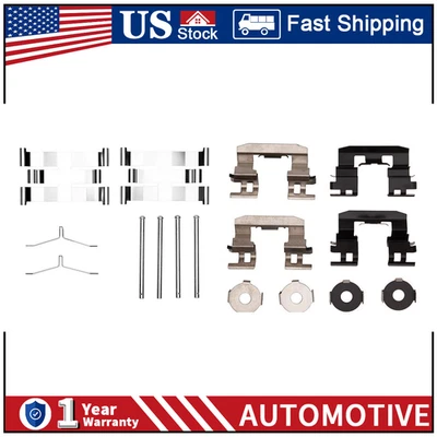 Front Rear Brake Hardware Kit For Acura RL 2012 2011 2010 2009 2008 2007 2006 - Image 1 of 4