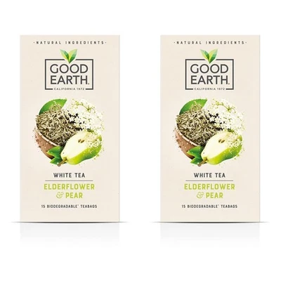 GOOD EARTH TEA CO. Good Earth Elderflower & Pear (Pack of 2)