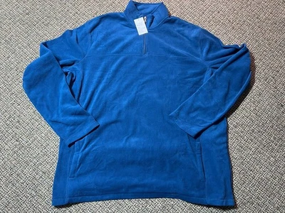 Croft & Barrow The Extra Soft Arctic Fleece para hombre 3XLT verde azulado oscuro nuevo con etiquetas Foto 1 de 4