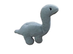 Juguete Kelly 10" de Alto Bebé Gris Dinosaurio Brontosaurus Peluche Sonajero De Pie ¡SUAVE! - Imagen 1 de 6