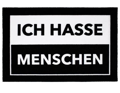 Ich hasse Menschen Fußmatte - Bild 1 von 4