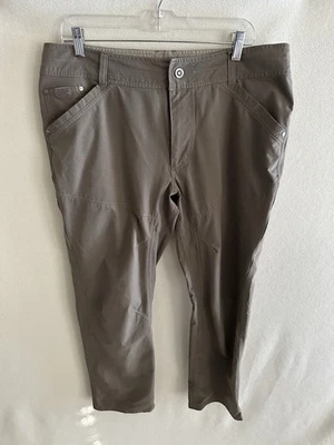 Pantalones de senderismo Kuhl Sillencer para hombre 36x30 marrón al aire libre Foto 1 de 4