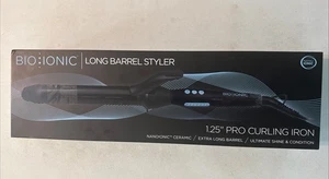 Bio Ionic Long Barrel Styler Curling Hair Iron 1.25” Fast Ship In Original Box - Picture 1 of 6