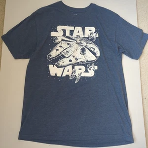 Star Wars VFifthsun Millennium Falcon Shirt Mens L Blue Tee Graphic Print - Picture 1 of 3