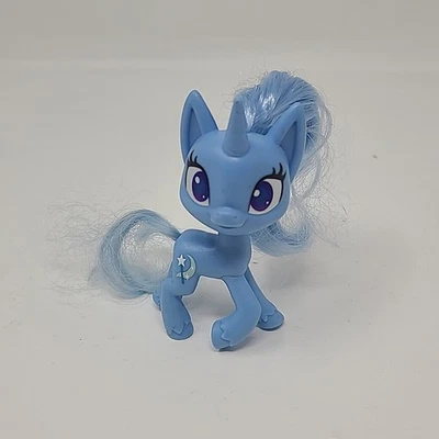 Boneco My Little Pony Trixie Lulamoon unicórnio pônei 3 polegadas escovável MLP azul - Imagem 1 de 4