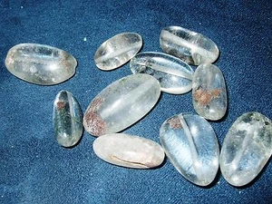 - Hartsteine gelocht Kristalltherapie - CHLORITQUARZ - Bild 1 von 1