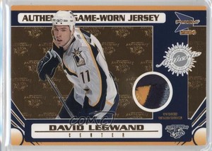 2003-04 Pacific Prism Authentic Game-Worn Jerseys /75 David Legwand #126 Patch