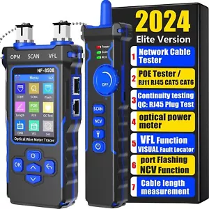 NF-8508 Network Cable Tester with Optical Power Meter 10mw Visual Fault Locator - Picture 1 of 9