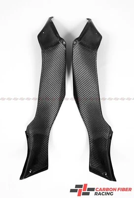 Paneles laterales de tanque de fibra de carbono para Kawasaki Ninja H2 SX SE 2022-2023 Foto 1 de 4