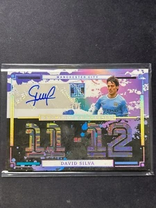 2024-25 Impeccable David Silva Champions signatures Stats CS #70/99 Manchester - Picture 1 of 2