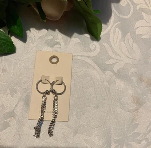 Urban Outfitters Schmuck Silber Ohrhänger Creolen Neu Kostenloser Versand! - Bild 1 von 4