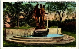 Lot of 3 IA Postcard Court House Lewis And Clark Dodge Memorial Council Bluffs - Picture 1 of 6