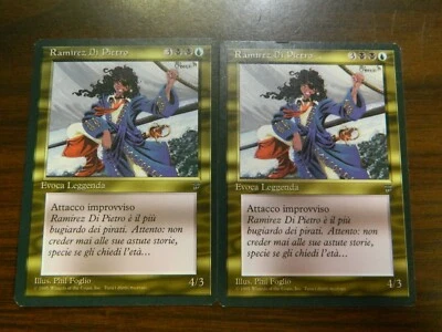 MTG Italian Legends  Ramirez DePietro x2 Gold Uncommon Unplayed NM - Image 1 of 2