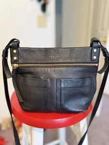 Bolso de Bolsillo RADLEY LONDON Bandolera de Cuero con Cremallera Cuero Negro Suave - Imagen 1 de 6