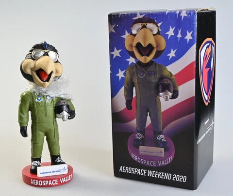 2020 Lancaster JetHawks Aerospace Valley  Bobblehead In Box Cover