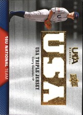 2009 Upper Deck USA Baseball 16U National Team Jersey #TJ16U-CG Cory Geisler