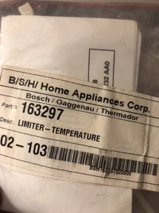 Bosch Trocknerbegrenzer 163297 Original OEM - Bild 1 von 3