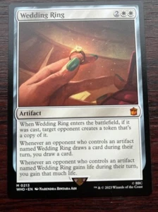 1x WEDDING RING - Doctor Who - MTG - Magic the Gathering - Foto 1 di 1