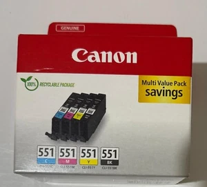 Multipack di 551 cartucce inchiostro originali per stampante Canon Pixma MX925 - Foto 1 di 1