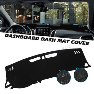 For Chevy Equinox 2018-2024 Interior Black Dashboard Pad Cover Sun Protector - Picture 1 of 10