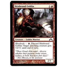 Skinbrand Goblin - M/NM Red Creature Goblin Warrior Common TCG MTG GTC Gatecrash
