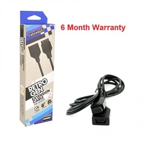 6 Feet Controller extension cable for the Sega Genesis system (Retro-Bit) New - Picture 1 of 1