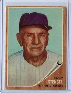 1962 Topps Casey Stengel New York Mets #29 ππ³π₯ VGEX - Picture 1 of 2