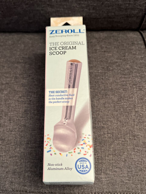 Zeroll, Size 20, in Silver 1020 Original Ice Cream Unique Liquid Filled Heat Conductive Handle Simple One Piece Aluminum Design Easy Release 40