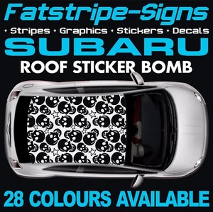 para adaptarse PEGATINAS GRÁFICAS SUBARU IMPREZA CALCOMANÍAS WRC WRX STI TURBO 2.0 - Imagen 1 de 2