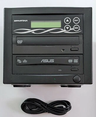 Spartan Edge 1-1 DVD CD +/-R Disc Copier D01-SSP Easy to Copy Record Duplicator - Image 1 of 3