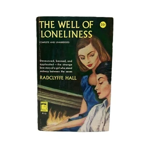 1951 Vintage Paperback Book, Well of Loneliness -Radclyffe Hall, Lesbian Fiction - Picture 1 of 6