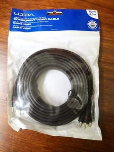 Ultra HD Premium 15FT Component Video Cable RCA Male-Male 24K Gold-Plated 34AWG - Picture 1 of 2