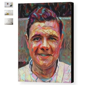 Framed Babe Ruth Rookie Abstract 9X11 Art Print Limited Edition w/signed COA - Picture 1 of 1