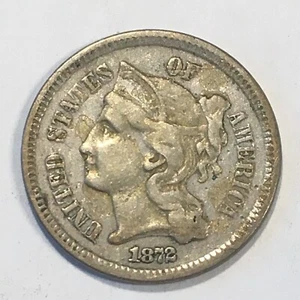 1872 Three Cent Nickel - High Quality Scans #L738 - Picture 1 of 2