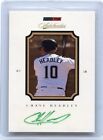 2007 Tristar #68 Chase Headley "Green Ink" Autograph Rookie Rc, Padres, 051414