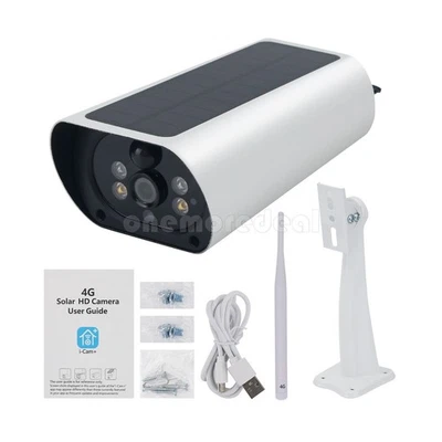 1080P Wireless Solar IP Camera Wifi 4G SIM Security Surveillance Night Vision #S - Image 1 of 4