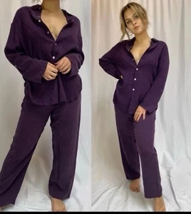 Women’s Vintage Purple Chicos Design 2 Piece Set SIZE SMALL/1 - Picture 1 of 6