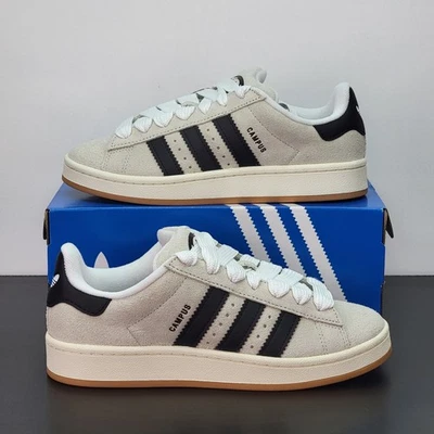 Adidas Campus Para Mujer Talla 6.5 Zapatos Atléticos OFF Blanco Negro Tenis Informales Foto 1 de 4