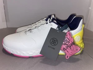 NEU G/FORE MG4+ Herren Größe 11,5 FARBBLOCK GOLFSCHUH GMF000017-SNO WEISS/GELB - Bild 1 von 8