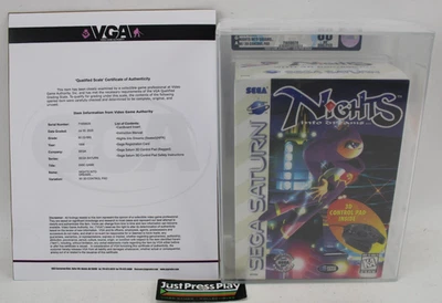 Night Into Dreams... Sega Saturn Big Box Nuevo VGA Graduado Plateado Q80 Casi Nuevo Foto 1 de 4