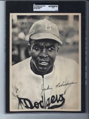 1947 Rookie Jackie Robinson - Plus Complete Set Picture Pack Photo's SGC - Image 1 of 4