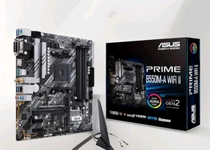 Zócalo de placa base para juegos ASUS PRIME B550M-A WIFI II Ryzen AM4 - Imagen 1 de 2