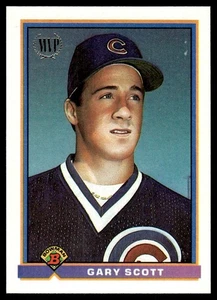 1991 Bowman Gary Scott Rookie Chicago Cubs #535 - Picture 1 of 2