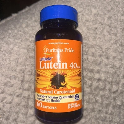 Luteína 40 mg con zeaxantina - 60 cápsulas blandas apoya la salud ocular Foto 1 de 4