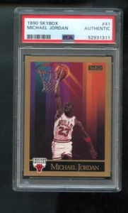 1990-91 Skybox #41 Michael Jordan PSA A Graded Basketball Card NBA Bulls 90-1991 - Picture 1 of 2