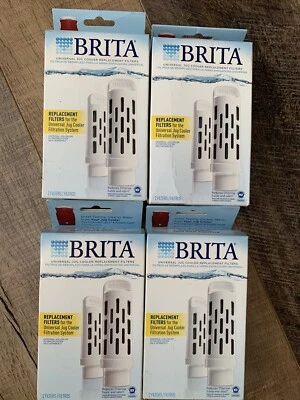 4x 2 Packs Brita Universal Jug Cooler Replacement Filters #JUGRPLB4 - Image 1 of 3