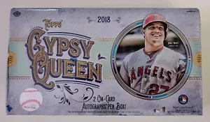 (FACTORY SEALED) 2018 TOPPS GYPSY QUEEN BASEBALL HOBBY BOX - Picture 1 of 2
