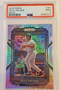 2023 Panini Prizm Mojo #251 Cecil Fielder /25 PSA MINT 9 - Picture 1 of 2